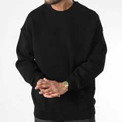 Meilleure vente 🔔 Sweat Crewneck 8000 Noir de Black Industry ✨