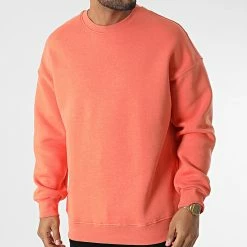 Meilleur prix ❤️ Sweat Crewneck 8000 Saumon de Black Industry 😀