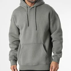 Offres 🌟 Sweat Capuche 8001 Gris Souris de Black Industry 🔔