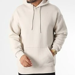 Nouveau 🛒 Sweat Capuche 8001 Beige de Black Industry 🥰