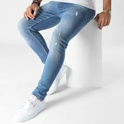 Promo 🎁 Jean Skinny 301 Bleu Denim de Black Industry 🎉 -Black Industry Soldes black industry 348508 301 20221128T123720 03